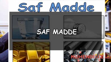 Saf Maddenin Özellikleri