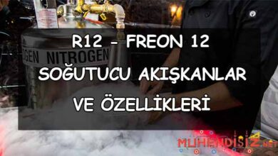 Soğutucu Akışkanlar - R12 (Freon 12)