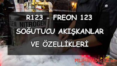 R123 (Freon 123) Özellikleri